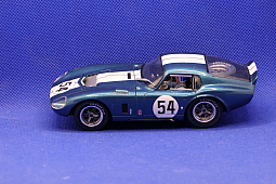 Slotcars66 Shelby Cobra Daytona 1/32nd scale Revell slot car blue 1965 Nürburgring 1000  